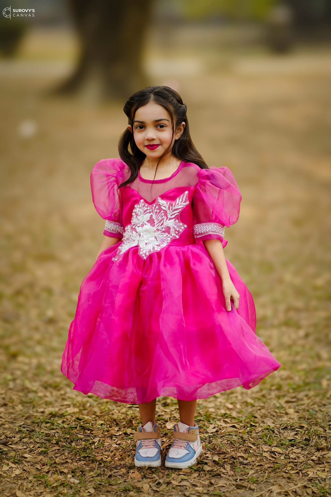 Organza hotpink barbie frok