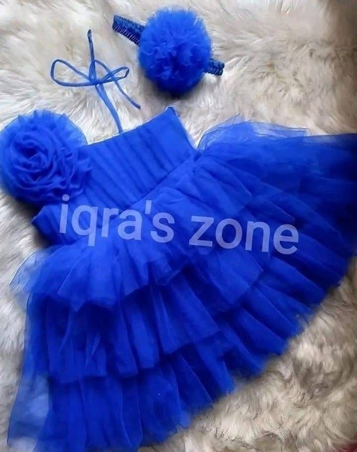 Royal blue frok